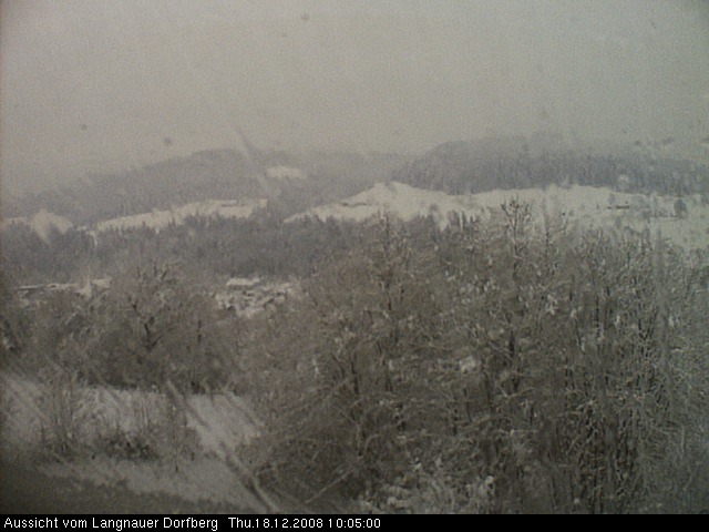 Webcam-Bild: Aussicht vom Dorfberg in Langnau 20081218-100500