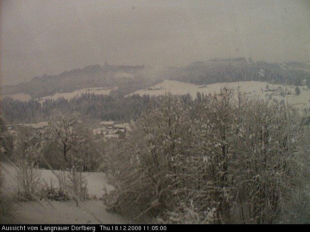 Webcam-Bild: Aussicht vom Dorfberg in Langnau 20081218-110500