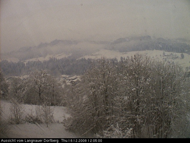 Webcam-Bild: Aussicht vom Dorfberg in Langnau 20081218-120500