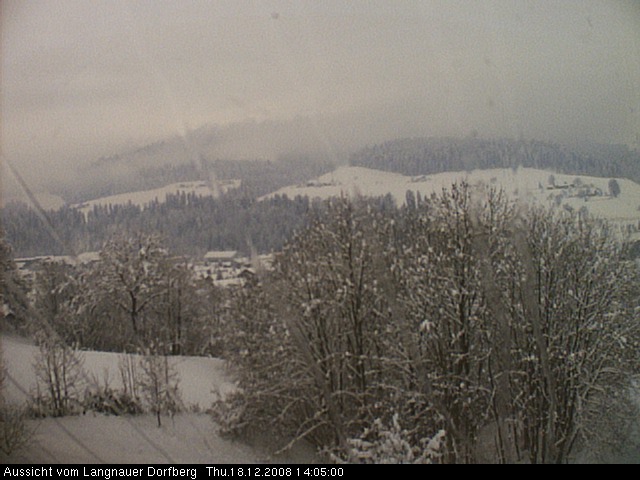 Webcam-Bild: Aussicht vom Dorfberg in Langnau 20081218-140500