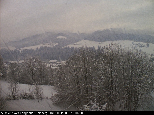 Webcam-Bild: Aussicht vom Dorfberg in Langnau 20081218-150500