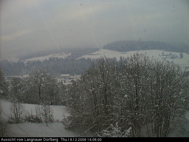 Webcam-Bild: Aussicht vom Dorfberg in Langnau 20081218-160500