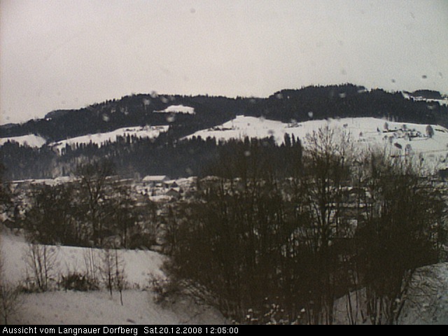 Webcam-Bild: Aussicht vom Dorfberg in Langnau 20081220-120500
