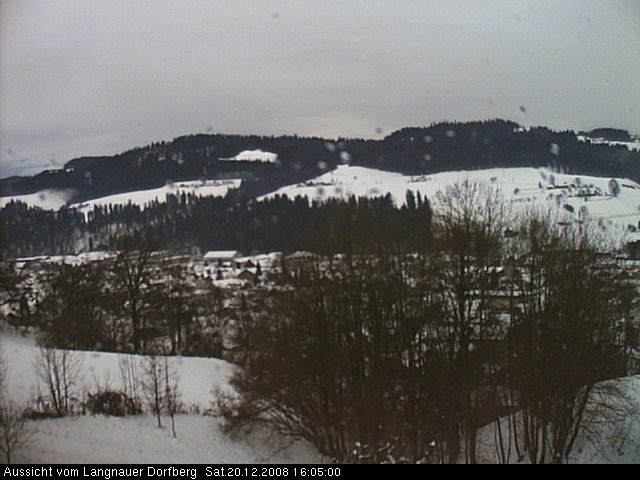 Webcam-Bild: Aussicht vom Dorfberg in Langnau 20081220-160500