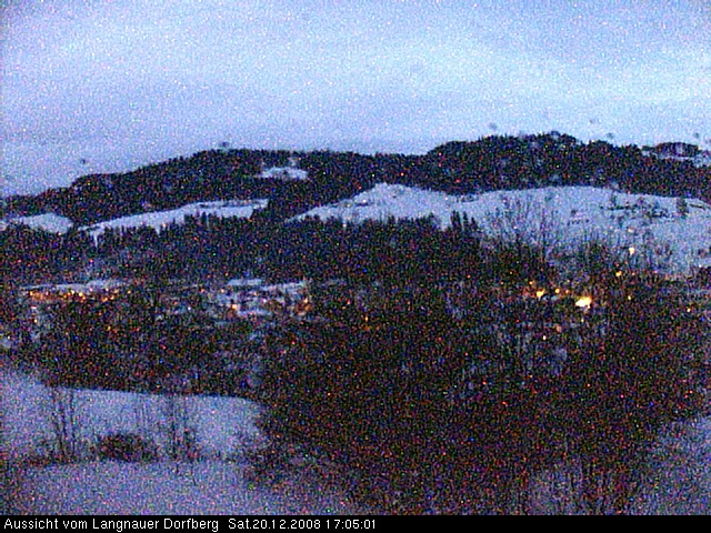 Webcam-Bild: Aussicht vom Dorfberg in Langnau 20081220-170500