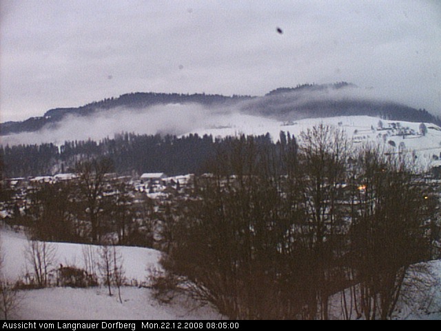 Webcam-Bild: Aussicht vom Dorfberg in Langnau 20081222-080500