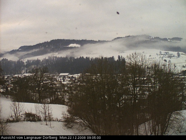Webcam-Bild: Aussicht vom Dorfberg in Langnau 20081222-090500