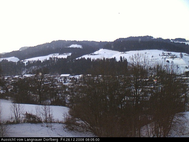 Webcam-Bild: Aussicht vom Dorfberg in Langnau 20081226-080500
