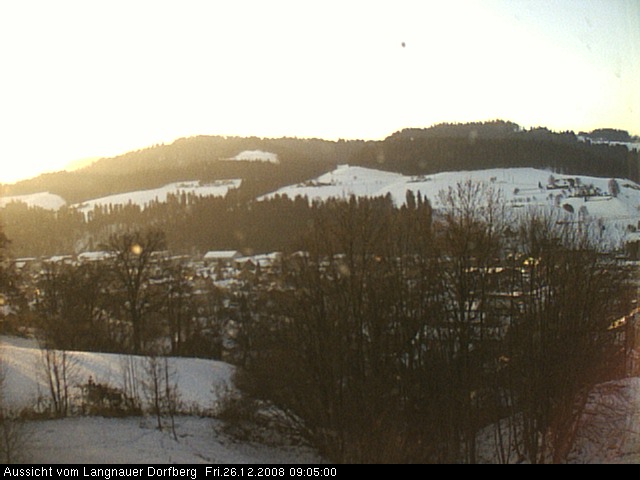 Webcam-Bild: Aussicht vom Dorfberg in Langnau 20081226-090500