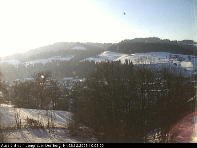 Webcam-Bild: Aussicht vom Dorfberg in Langnau 20081226-100500