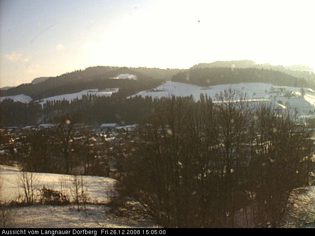 Webcam-Bild: Aussicht vom Dorfberg in Langnau 20081226-150500