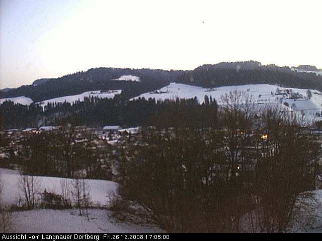 Webcam-Bild: Aussicht vom Dorfberg in Langnau 20081226-170500