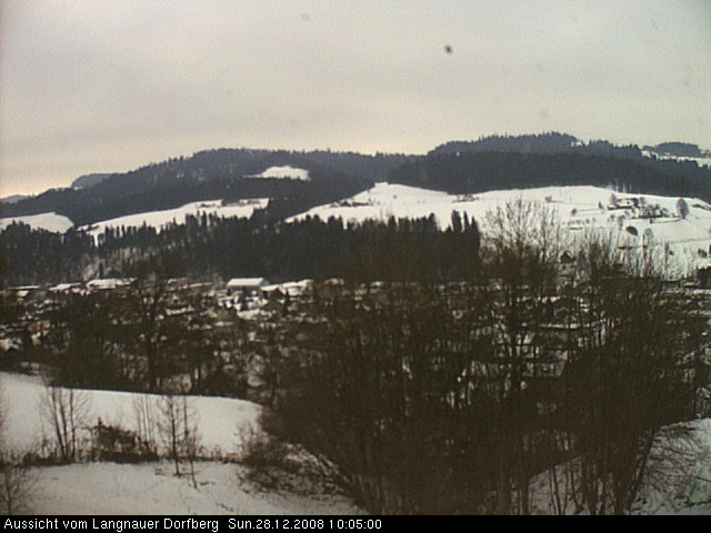 Webcam-Bild: Aussicht vom Dorfberg in Langnau 20081228-100500