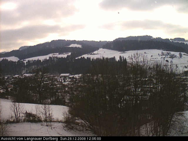 Webcam-Bild: Aussicht vom Dorfberg in Langnau 20081228-120500