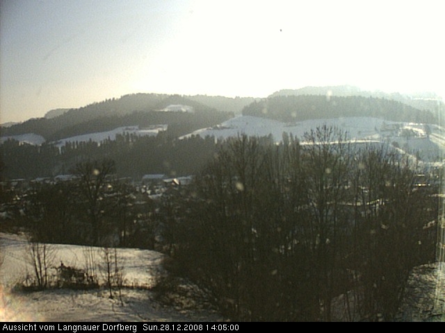 Webcam-Bild: Aussicht vom Dorfberg in Langnau 20081228-140500