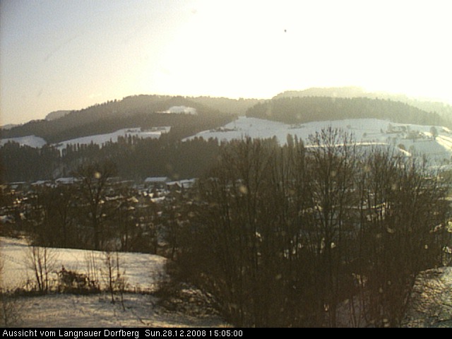Webcam-Bild: Aussicht vom Dorfberg in Langnau 20081228-150500