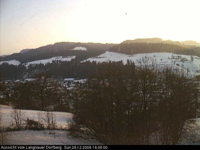 Webcam-Bild: Aussicht vom Dorfberg in Langnau 20081228-160500