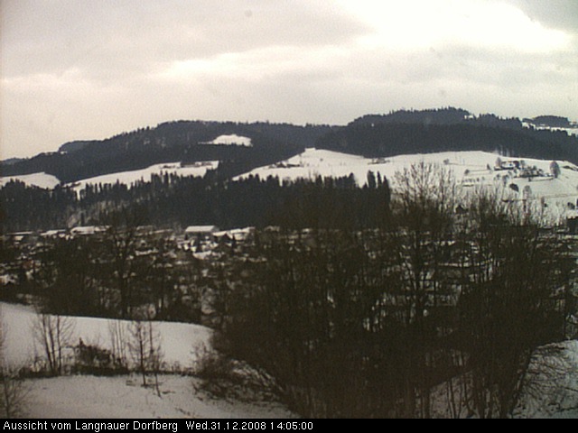 Webcam-Bild: Aussicht vom Dorfberg in Langnau 20081231-140500