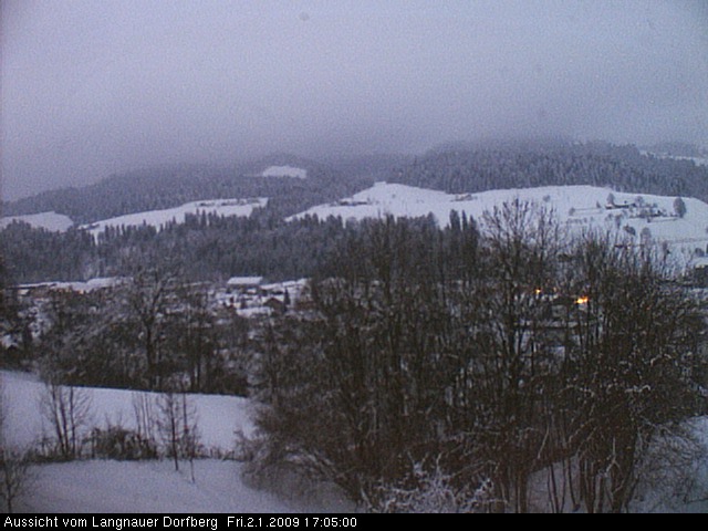 Webcam-Bild: Aussicht vom Dorfberg in Langnau 20090102-170500