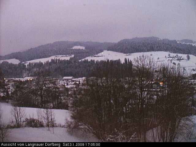 Webcam-Bild: Aussicht vom Dorfberg in Langnau 20090103-170500