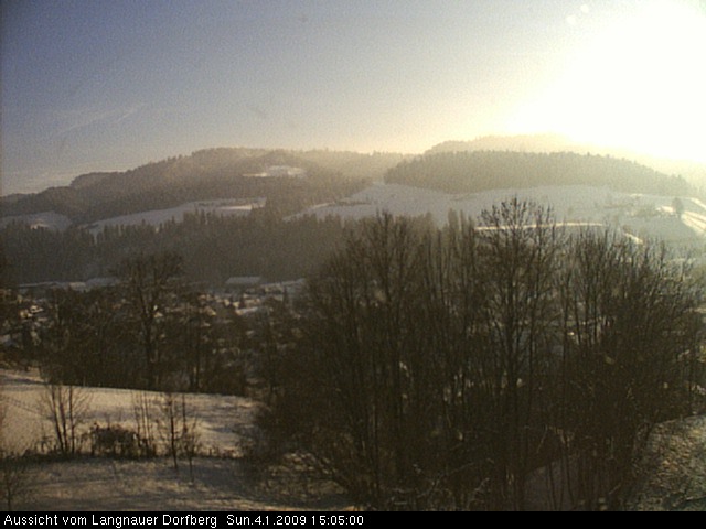 Webcam-Bild: Aussicht vom Dorfberg in Langnau 20090104-150500