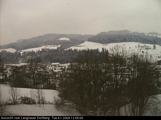 Webcam-Bild: Aussicht vom Dorfberg in Langnau 20090106-120500