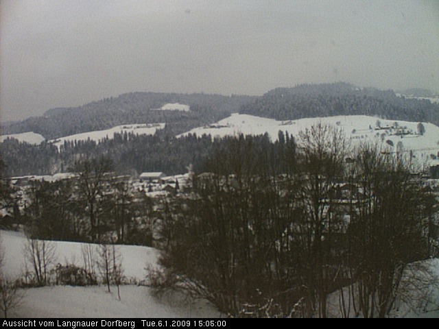 Webcam-Bild: Aussicht vom Dorfberg in Langnau 20090106-150500