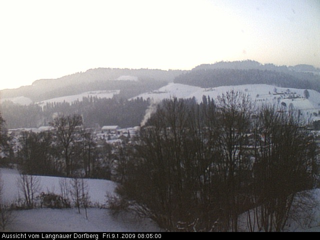 Webcam-Bild: Aussicht vom Dorfberg in Langnau 20090109-080500