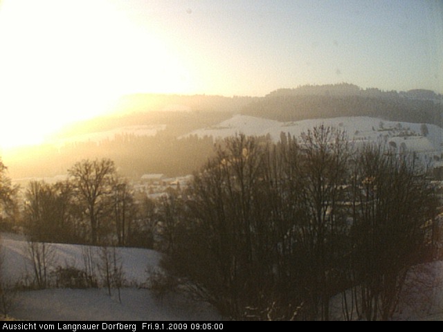 Webcam-Bild: Aussicht vom Dorfberg in Langnau 20090109-090500