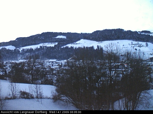 Webcam-Bild: Aussicht vom Dorfberg in Langnau 20090114-080500