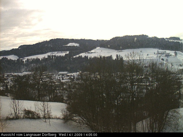 Webcam-Bild: Aussicht vom Dorfberg in Langnau 20090114-140500