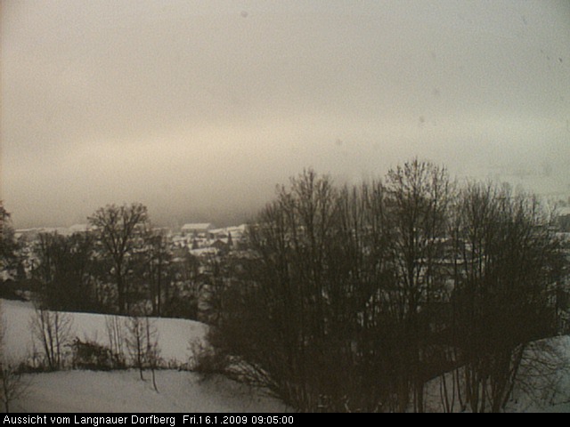 Webcam-Bild: Aussicht vom Dorfberg in Langnau 20090116-090500