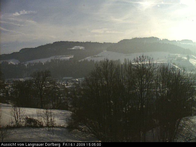 Webcam-Bild: Aussicht vom Dorfberg in Langnau 20090116-150500