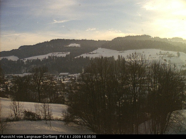 Webcam-Bild: Aussicht vom Dorfberg in Langnau 20090116-160500