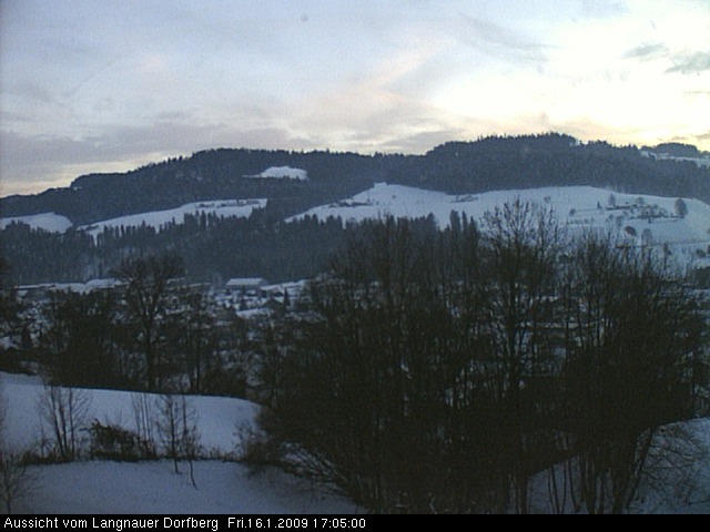 Webcam-Bild: Aussicht vom Dorfberg in Langnau 20090116-170500