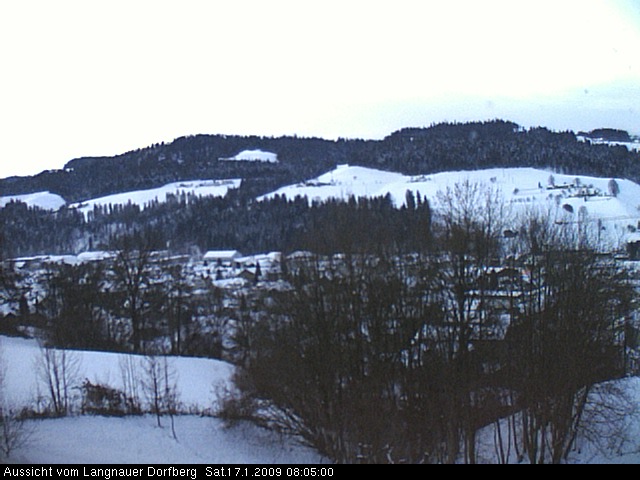 Webcam-Bild: Aussicht vom Dorfberg in Langnau 20090117-080500