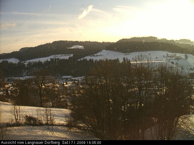 Webcam-Bild: Aussicht vom Dorfberg in Langnau 20090117-160500