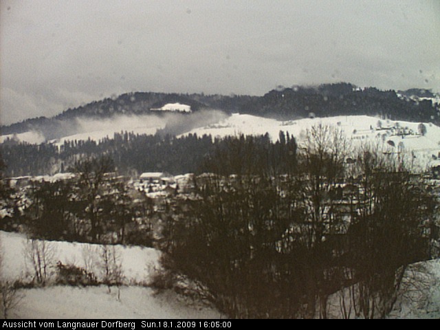 Webcam-Bild: Aussicht vom Dorfberg in Langnau 20090118-160500