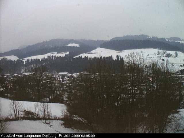 Webcam-Bild: Aussicht vom Dorfberg in Langnau 20090130-080500