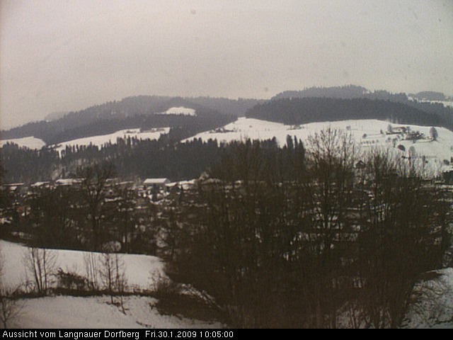 Webcam-Bild: Aussicht vom Dorfberg in Langnau 20090130-100500