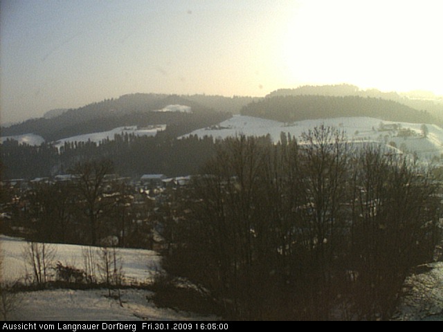 Webcam-Bild: Aussicht vom Dorfberg in Langnau 20090130-160500