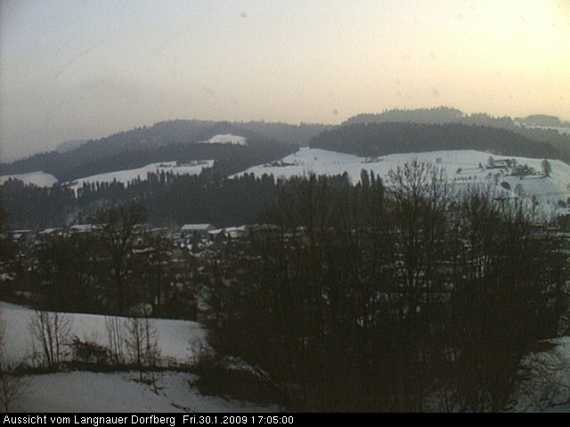 Webcam-Bild: Aussicht vom Dorfberg in Langnau 20090130-170500
