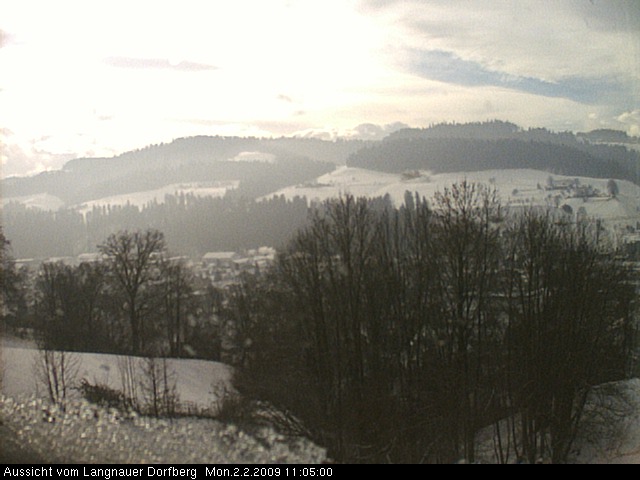 Webcam-Bild: Aussicht vom Dorfberg in Langnau 20090202-110500