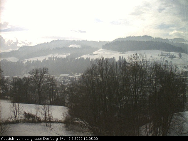 Webcam-Bild: Aussicht vom Dorfberg in Langnau 20090202-120500