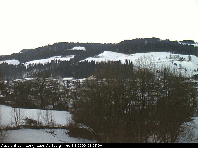 Webcam-Bild: Aussicht vom Dorfberg in Langnau 20090203-080500