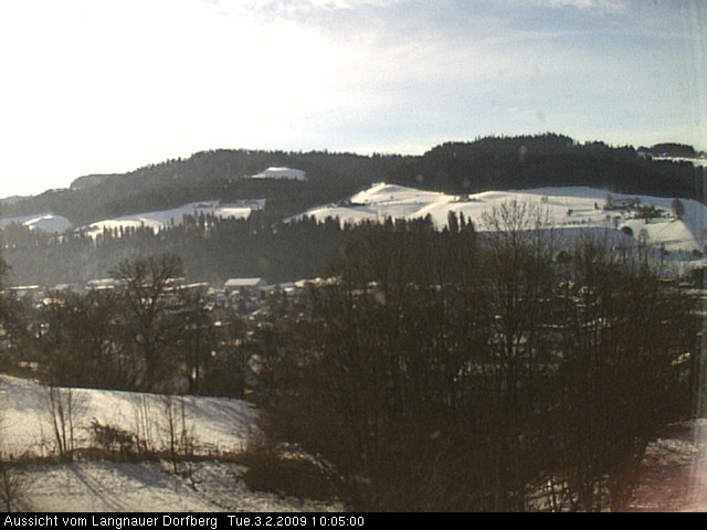 Webcam-Bild: Aussicht vom Dorfberg in Langnau 20090203-100500