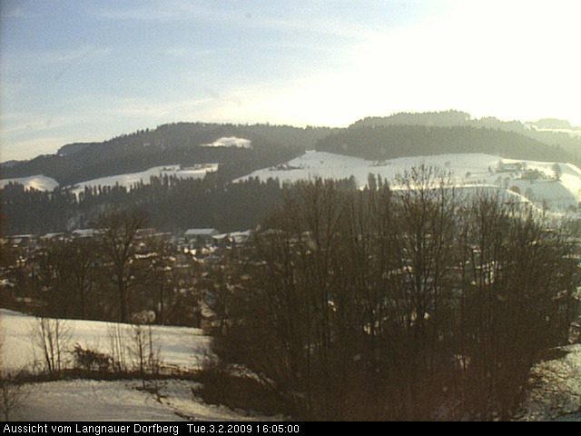 Webcam-Bild: Aussicht vom Dorfberg in Langnau 20090203-160500