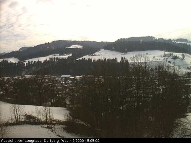 Webcam-Bild: Aussicht vom Dorfberg in Langnau 20090204-150500
