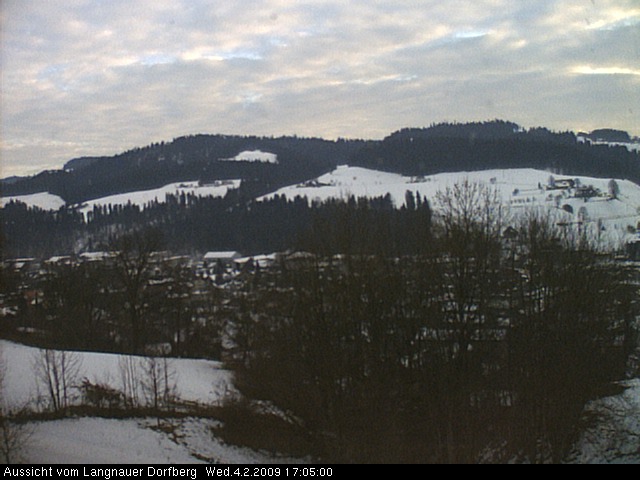 Webcam-Bild: Aussicht vom Dorfberg in Langnau 20090204-170500