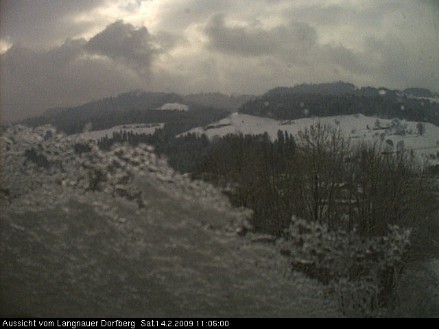 Webcam-Bild: Aussicht vom Dorfberg in Langnau 20090214-110500